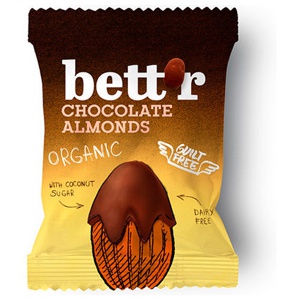 bett’r Vegan Choko Mandler Økologisk   40 g produktbillede