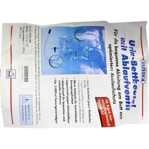 Bettbeutel 2 l mit Ablauf, 10 St Beutel Produktbild