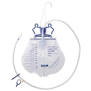 BETTBEUTEL 2000 ml 120 cm steril UB2000-120 Produktbild