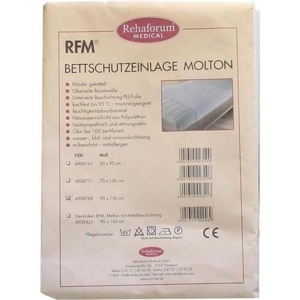 BETTEINLAGE Molton/PVC 90x150 cm Produktbild