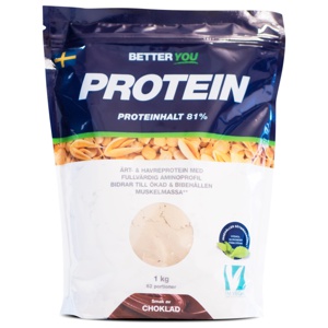 Better You Ärt & Havreprotein, Choklad, 1 kg produkt bild