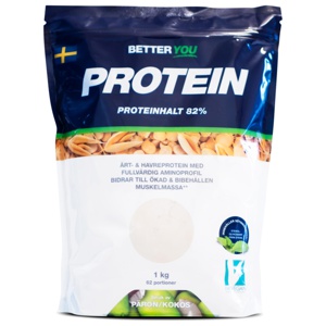 Better You Ärt & Havreprotein, Kokos/Päron, 1 kg produkt bild
