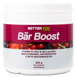 Better You Bær Boost Pulver 200 g produktbillede