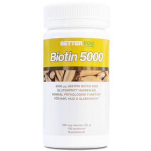 Biotin 5000 100 kapslar produkt bild