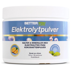 Better You Elektrolytpulver, Citron, 150 g produkt bild