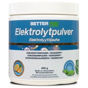Better You Elektrolytpulver Citron 450 g produkt bild