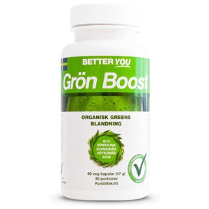 Better You Grön Boost 60 kapslar produkt bild