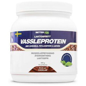 Better You Vassleprotein Laktosfritt Choklad 400 g produkt bild