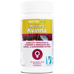 Better You Multivitamin Kvinna 60 kaps produkt bild