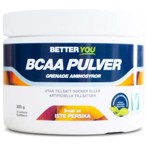 Better You Naturligt BCAA Pulver Iste Persika 250 g produkt bild