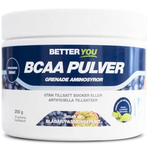 Better You BCAA Pulver, Passionsfrukt/Blåbär, 250 g produkt bild