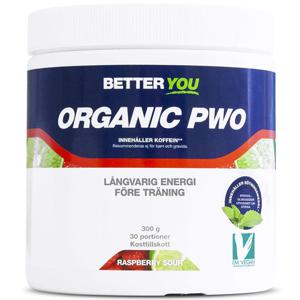 Better You Organic PWO, Raspberry / Sour, 300 g produkt bild