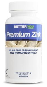 Better You Premium Zink 100 kapslar produkt bild