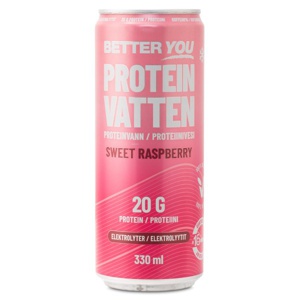 Better You Proteinvand m. Elektrolytter Sweet Raspberry 1 stk produktbillede