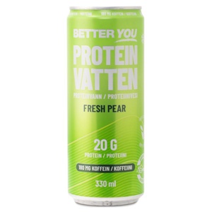 Better You Proteinvand med koffein 180 mg Fresh Pear 1 stk produktbillede