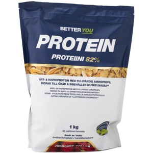 Better You Ærte- & Havreprotein Jordbær/Hindbær 1 kg produktbillede