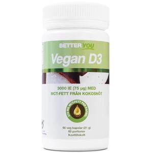 Better You Vegan D3 3000IE + MCT-fett- 60 kaps produkt bild