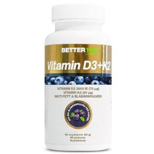 Better You Vitamin D3 + K2, 60 kaps produkt bild