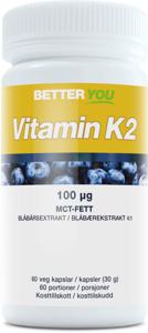 Better You Vitamin K2 100 µg - 90 kaps produkt bild