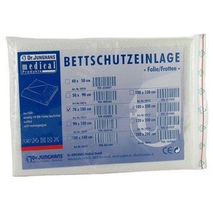 BETTSCHUTZEINLAGE Folie Frottee 70x100 cm Produktbild