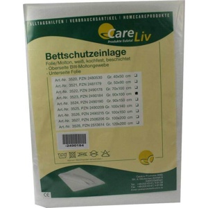 BETTSCHUTZEINLAGE Folie Molton 90x100 cm Produktbild