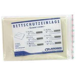 BETTSCHUTZEINLAGE Gummi 60x90 cm creme Produktbild