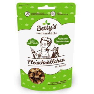 Betty's Landhausküche Betty´s Landhausküche Katze Fleischröllchen Huhn und Kaninchen 10x50g Produktbild