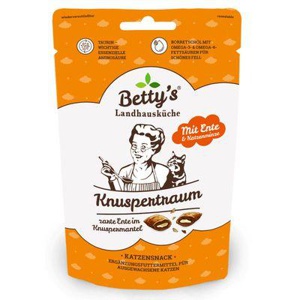 Betty's Landhausküche Betty´s Landhausküche Katze Snack Knsupertrum Ente mit Katzenminze 10x50g Produktbild