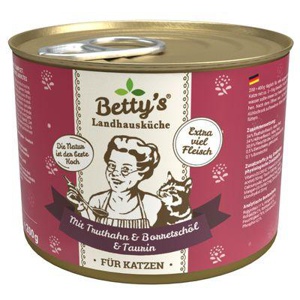 Betty's Landhausküche mit Truthahn & Borretschöl 6x200 g Produktbild
