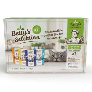 Betty's Landhausküche Selektion Nr.1 Frischebeutel 12 x 100g für Katze Produktbild