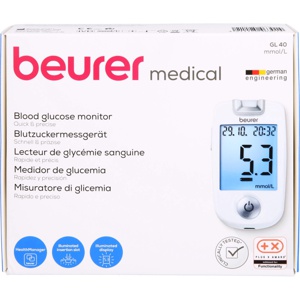 BEURER GL40 Blutzuckermessgerät mmol/l codefree 1 St Produktbild