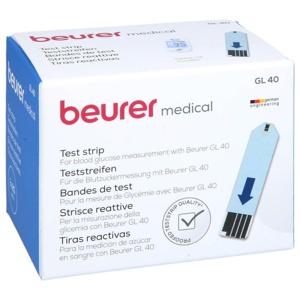 BEURER GL40 Blutzuckerteststreifen Produktbild