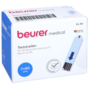 BEURER GL40 Blutzuckerteststreifen Produktbild