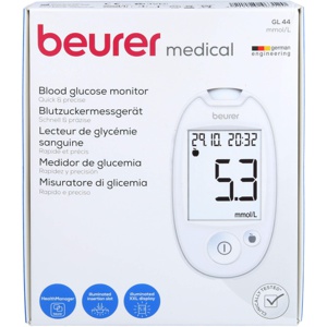 BEURER-GL44-Blutzuckermessgeraet-mmol-l-weiss Produktbild