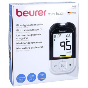 beurer GL48 Blutzuckermessgerät mg/dL 1 St Produktbild