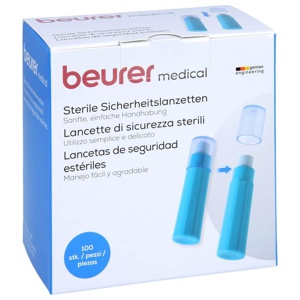 BEURER Sicherheitslanzetten steril 28 G 2,2 mm Produktbild