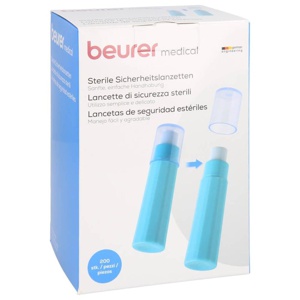 Beurer Sicherheitslanzetten steril 28 G 2,2 mm Produktbild