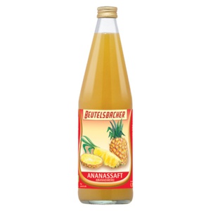 Beutelsbacher Ananassaft Økologisk   750 ml produktbillede