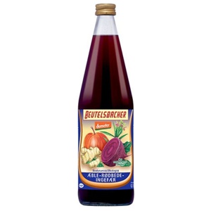 Beutelsbacher Æble-rødbede-ingefær Saft Økologisk Demeter   750 ml produktbillede