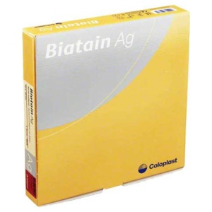 BIATAIN Ag Schaumverband 15x15 cm nicht haftend Produktbild