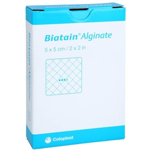 Biatain Alginate Kompressen 5x5 Cm 10 St Verband Produktbild