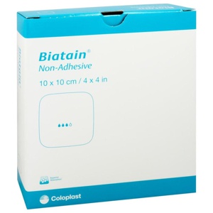 BIATAIN Schaumverband 10x10 cm nicht haftend Produktbild