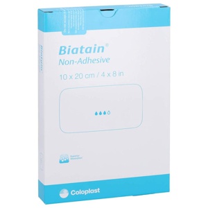BIATAIN Schaumverband 10x20 cm nicht haftend Produktbild