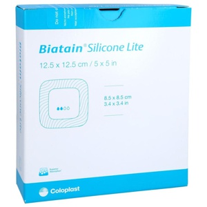 BIATAIN Silicone Lite Schaumverband 12,5x12,5 cm Produktbild