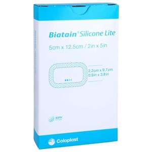 Biatain Silicone Lite Schaumverband 5x12,5 cm Produktbild