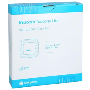 BIATAIN Silicone Lite Schaumverband 5x5 cm Produktbild