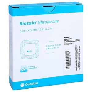 BIATAIN Silicone Lite Schaumverband 5x5 cm Produktbild