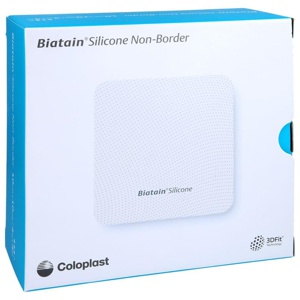 BIATAIN Silicone Non-Border Schaumverb.10x10 cm Produktbild