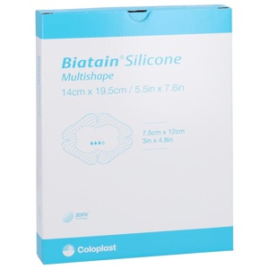 BIATAIN Silicone Schaumverb.Multishape 14x19,5 cm Produktbild
