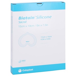 BIATAIN Silicone Schaumverb.Sakrum klein 15x19 cm Produktbild